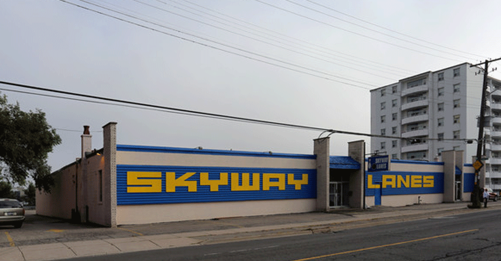 Eventually, this Hamilton, Ontario, bowling alley will become the site of a housing development, according to its owner. Photo: CoStar