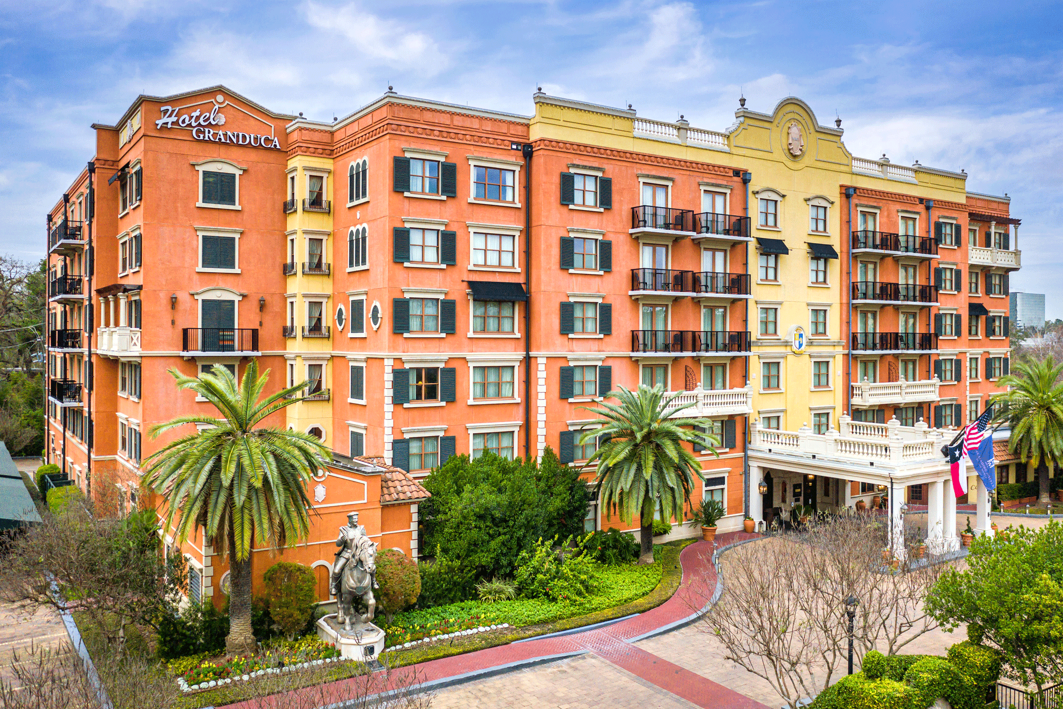 The 122-room luxury Hotel Granduca Houston sold for an undisclosed amount. (CoStar)