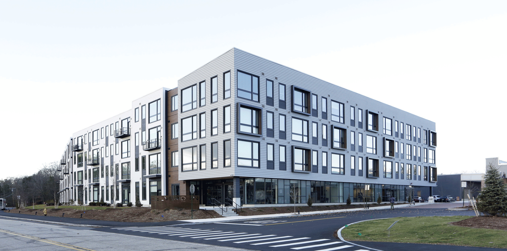 The Veridian Residences in Portsmouth, one of the few newly completed apartment complexes in the New Hampshire Beaches area. Photo: CoStar