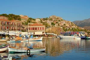 Hoteliers at several Greek islands have seen a swell of tourism demand but fear a return of a refugee crisis if tensions persist in the Middle East. That concern persists in islands closer to the Turkish mainland, including the Greek island of Lesbos. (Getty Images)