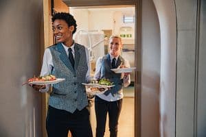 Hotel food-and-beverage revenues are rising as group business recovers in markets across the U.S. (Getty Images)