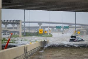 Hurricane Beryl hit the Houston area on Monday, resulting in massive flooding and leaving more than 2 million residents and businesses without power. (Getty Images)