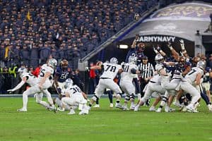 During the week of Dec. 7-13, the Baltimore hotel market received a demand boost from the Army-Navy football game on Saturday, Dec. 13. (Getty Images)
