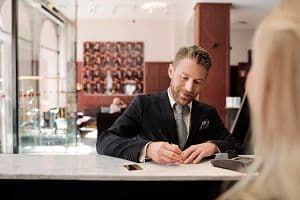 Weaker revenue growth with higher labor costs contributed to a dip in hotel gross operating profit per available room for U.S. hotels in May, according to STR, CoStar's hospitality analytics division. (Getty Images)