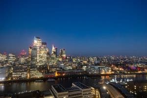 View of skyline from the Shard. (Lukas Galantay/CoStar)