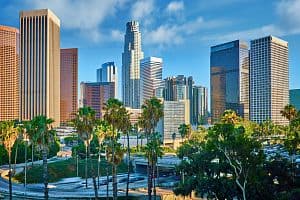 Compared to a year ago, rents are up by 1% in Los Angeles. (Getty Images)