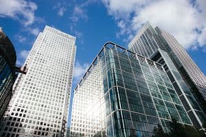 The Docklands, Canary Wharf. (Getty Images)