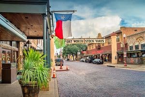 Stockyards Historic District in Fort Worth, Texas. (Getty Images/iStockphoto)