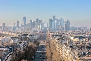 A view of La Défense, the business district in Paris. (Zoé Guenne/CoStar)