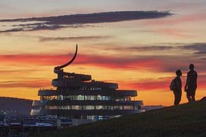 The W Hotel in Edinburgh at sunset (Getty Images).