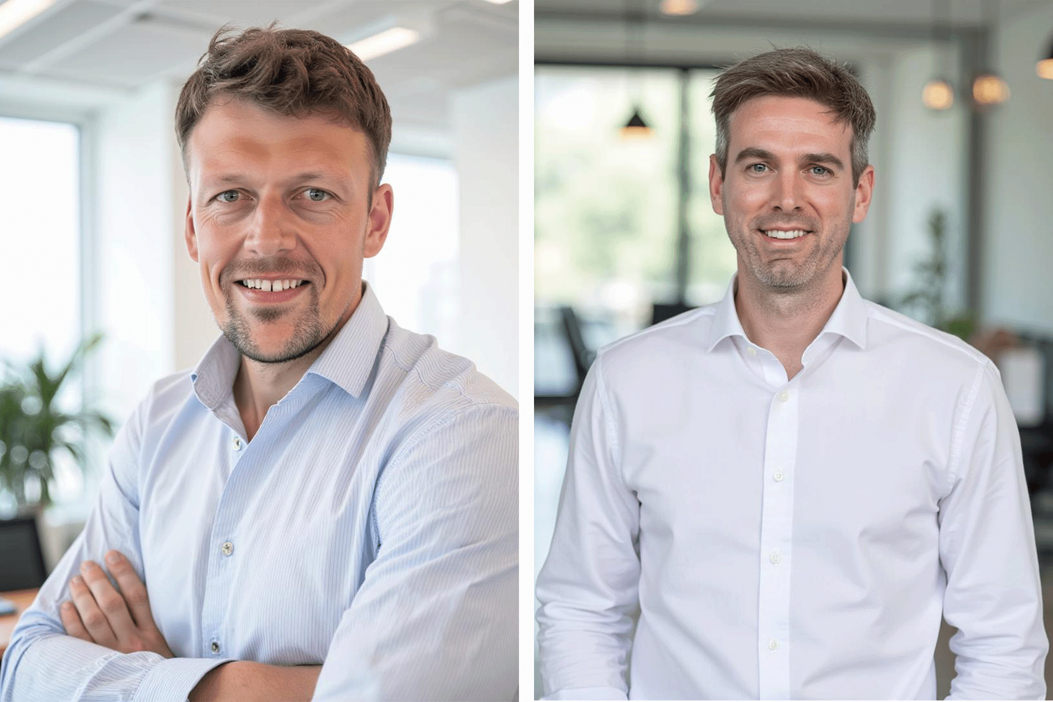 (from left): Andy Riach and Richard Williams. (JLL)